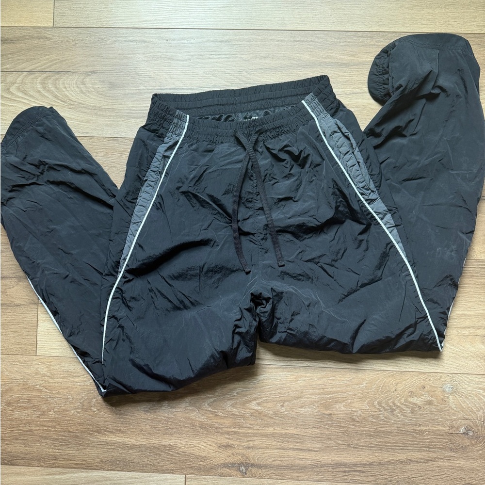 Hollister Black Pants with White Logo